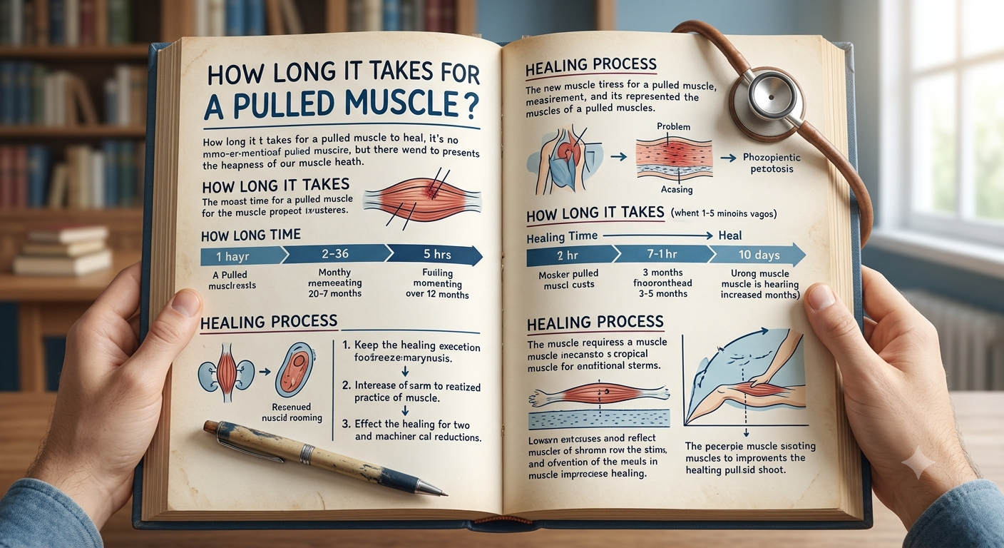 how long does it take for a pulled muscle to heal